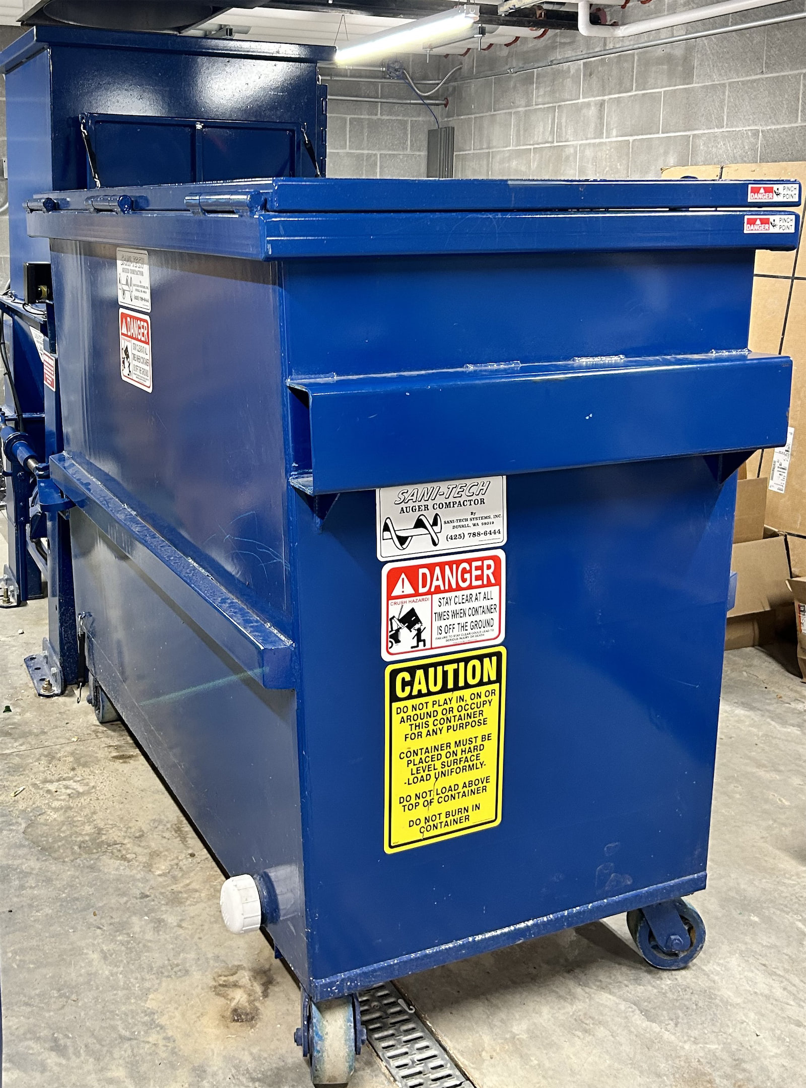 Front Load Compaction Bins